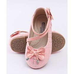 Cute Walk by Babyhug Bellies Bow & Floral Motif - Light Pink