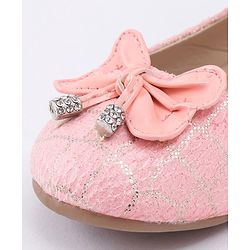 Cute Walk by Babyhug Bellies Bow & Floral Motif - Light Pink