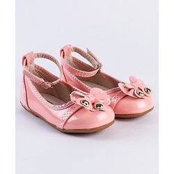 Cute Walk by Babyhug Slip On Bellies With Bow Motif - Pink
