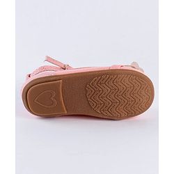 Cute Walk by Babyhug Slip On Bellies With Bow Motif - Pink