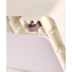 Babyhug  Compartment Chest of Drawers Monkey Print - White
