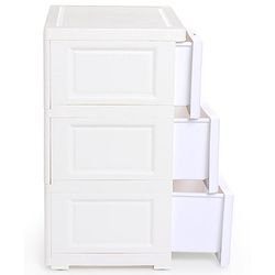 Babyhug  Compartment Chest of Drawers Monkey Print - White