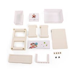 Babyhug  Compartment Chest of Drawers Monkey Print - White
