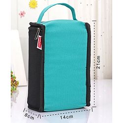 Babyhug Insulated Feeding Bottle Cover for 2 Bottles - Turquoise