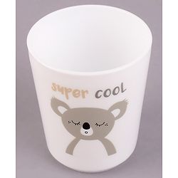 Babyhug 5 Piece Feeding set Bear Print- White