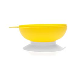 Babyhug Suction Bowl with Spoon - Yellow Blue