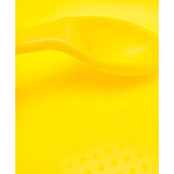 Babyhug Suction Bowl with Spoon - Yellow Blue