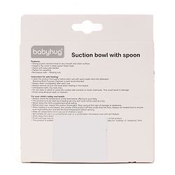 Babyhug Suction Bowl with Spoon - Purple Orange