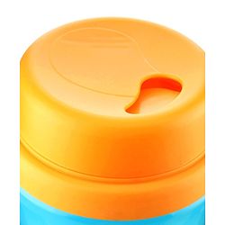 Babyhug Slide Straw Sipper - Orange Blue