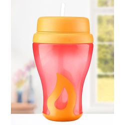 Babyhug Slide straw Sipper - Yellow Red