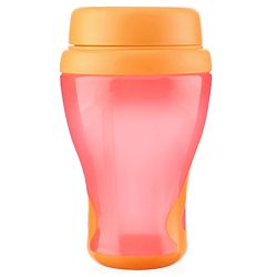 Babyhug Slide straw Sipper - Yellow Red