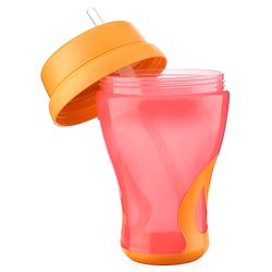 Babyhug Slide straw Sipper - Yellow Red