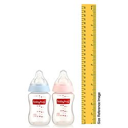 Babyhug Standard Neck Polypopylene Sterilizable Feeding Bottle Pack of 2 - 150 ml Each