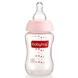 Babyhug Standard Neck Polypopylene Sterilizable Feeding Bottle Pack of 2 - 150 ml Each
