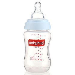 Babyhug Standard Neck Polypopylene Sterilizable Feeding Bottle Pack of 2 - 150 ml Each