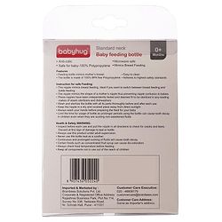 Babyhug Standard Neck Polypopylene Sterilizable Feeding Bottle Pack of 2 - 150 ml Each