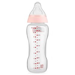 Babyhug Standard Neck Polypopylene Sterilizable Feeding Bottle Pack of 2 - 270 ml Each
