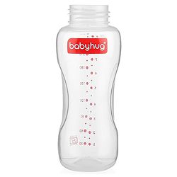 Babyhug Standard Neck Polypopylene Sterilizable Feeding Bottle Pack of 2 - 270 ml Each