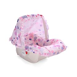Babyhug Spring 5 in 1 Carry Cot Cum Rocker With Mosquito Net - Pink
