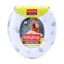 Babyhug Potty Seat Rabbit Print - White