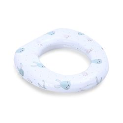 Babyhug Potty Seat Rabbit Print - White