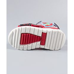 Cute Walk by Babyhug Sandals Basketball Patch - Red