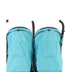 Babyhug Deuce Twin Stroller - Green