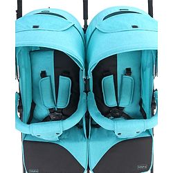 Babyhug Deuce Twin Stroller - Green