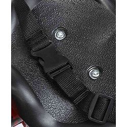 Babyhug Cruise Plug & Play Trike with Mild Steel Frame & Parental Handle Front & Rear Storage Basket with 3 Rubber Wheels with Foldable Foot Rest & Bell  - Red