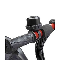 Babyhug Cruise Plug & Play Trike with Mild Steel Frame & Parental Handle Front & Rear Storage Basket with 3 Rubber Wheels with Foldable Foot Rest & Bell  - Red