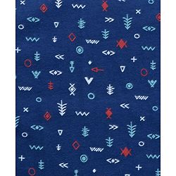 Babyhug Cotton Diaper Changing Mat and Bed Protector - Navy Blue