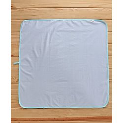 Babyhug Cotton Diaper Changing Mat and Bed Protector - Navy Blue