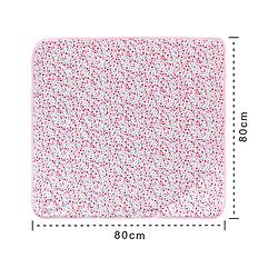 Babyhug 100% Cotton Hooded Wrapper Floral Print - Pink