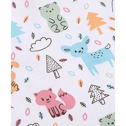 Babyhug Cotton Swaddle Wrapper Animal Print - Green
