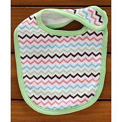 Babyhug Cotton Bibs Animal Embroidery Set of 3 - Green & White