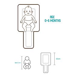 Babyhug Sleeping Bag Teddy Print - White Blue