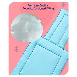 Babyhug Sleeping Bag Teddy Print - White Blue
