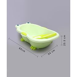 Babyhug Bath Tub With Bath Tray Animal Print - Yellow