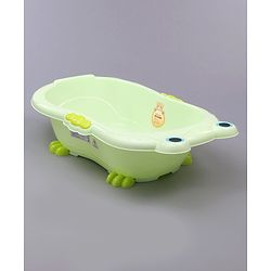 Babyhug Bath Tub With Bath Tray Animal Print - Yellow