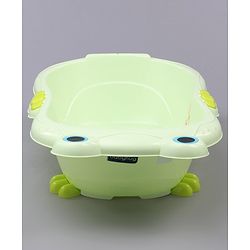 Babyhug Bath Tub With Bath Tray Animal Print - Yellow