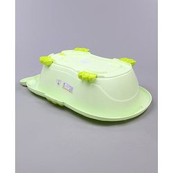 Babyhug Bath Tub With Bath Tray Animal Print - Yellow