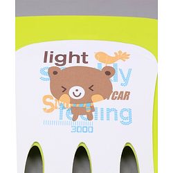 Babyhug Bath Tub With Bath Tray Animal Print - Yellow