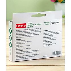 Babyhug Waterproof Natural Mosquito Repellent Patches - 12 Pieces
