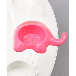 Babyhug Large Size Bath Tub With Bath Sling Bear Print - (Colour May Vary)