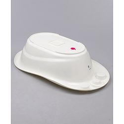 Babyhug Large Size Bath Tub With Bath Sling Bear Print - (Colour May Vary)