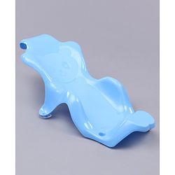 Babyhug Large Size Bath Tub With Bath Sling Bear Print - Blue (Color May Vary)