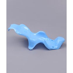 Babyhug Large Size Bath Tub With Bath Sling Bear Print - Blue (Color May Vary)