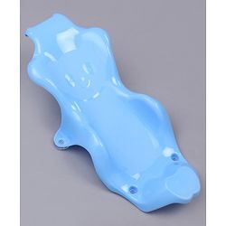 Babyhug Large Size Bath Tub With Bath Sling Bear Print - Blue (Color May Vary)