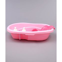 Babyhug Bath Tub Set With Bath Wash  - Pink