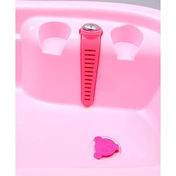 Babyhug Bath Tub Set With Bath Wash  - Pink